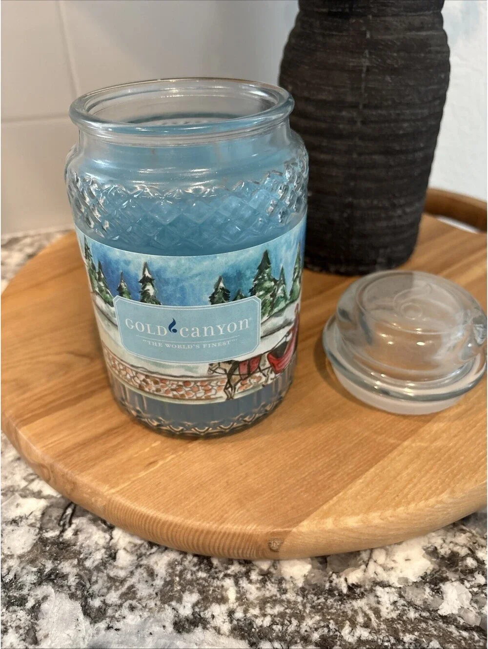 Gold Canyon Candle Sleigh Ride Full Large Size 26 oz Retired Scent Christmas VTG